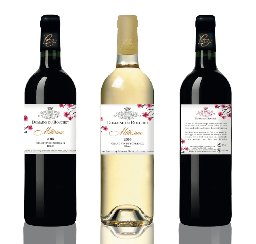 Domaine du Rouchet - Millésime - Étiquettes vin